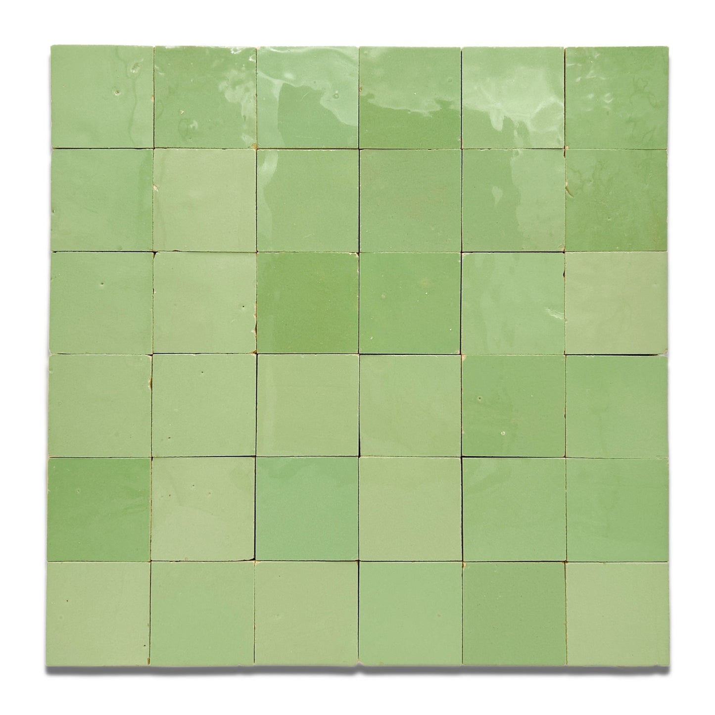 2x2 Ouazzane Green Zellige