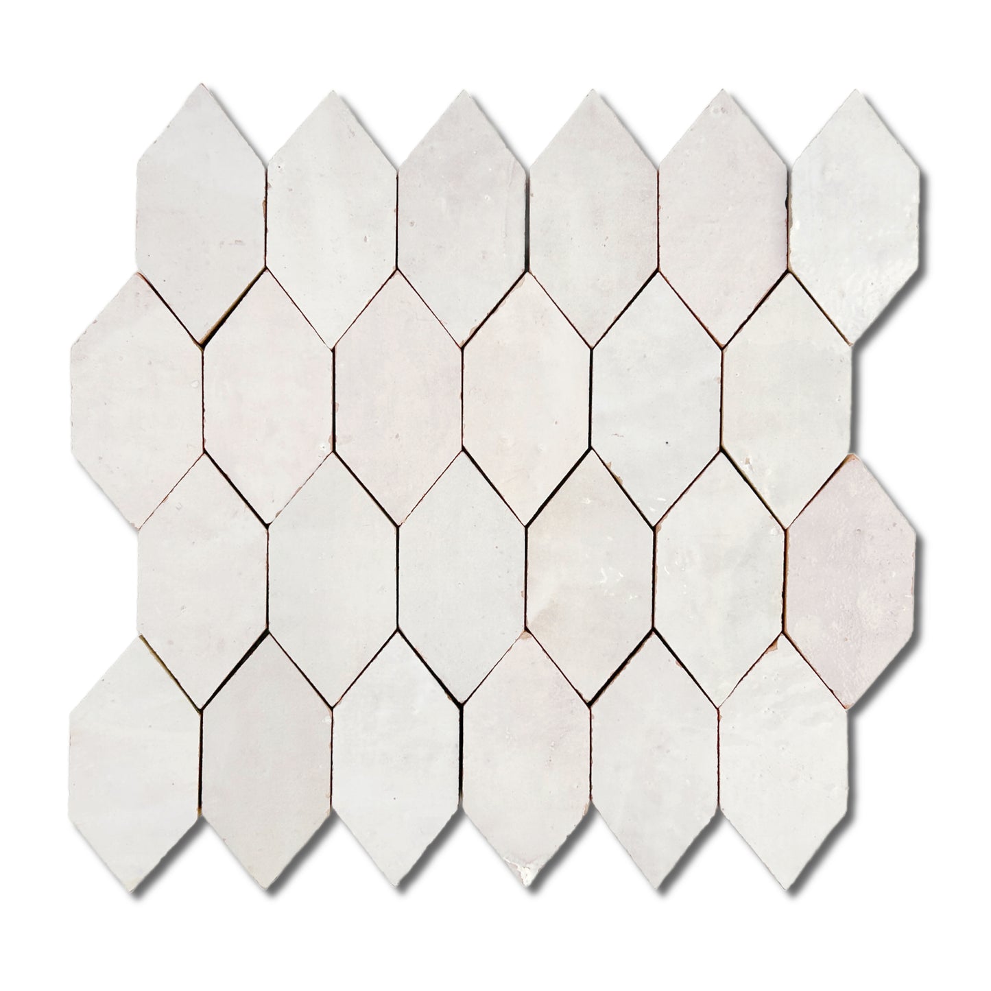 Zellige Picket Tile | 2x4 Casablanca Tusk