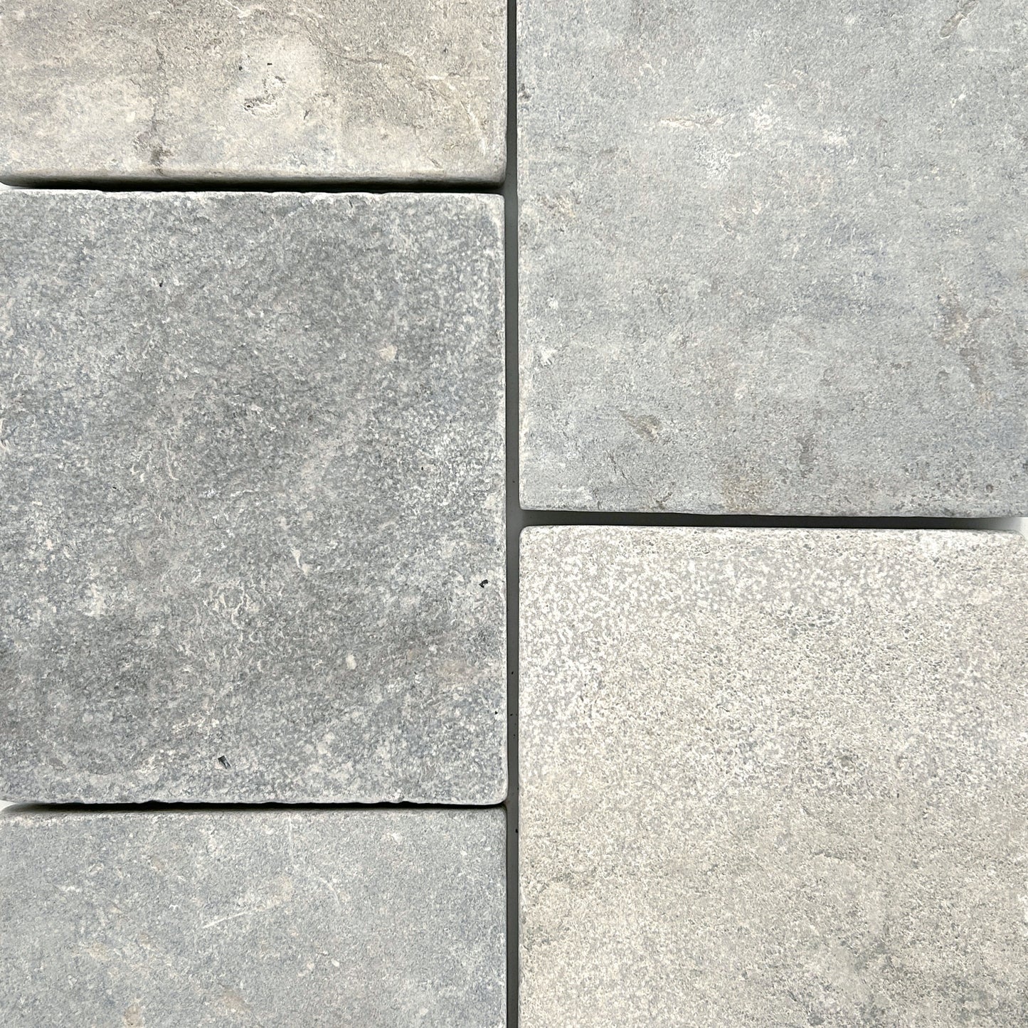 6x Random Length Gray Zahra Bayadere Vibre Mixt