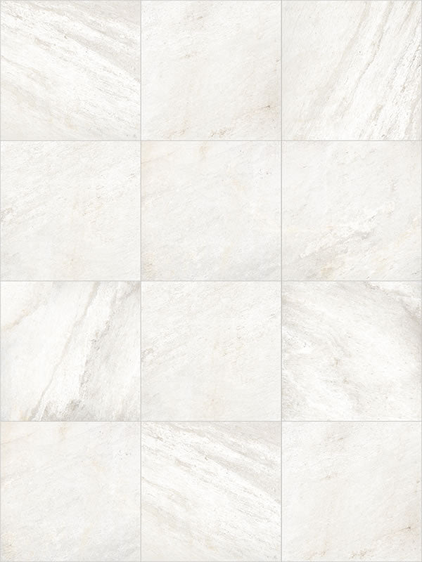 24x24 Crystal White Italian Porcelain Tile