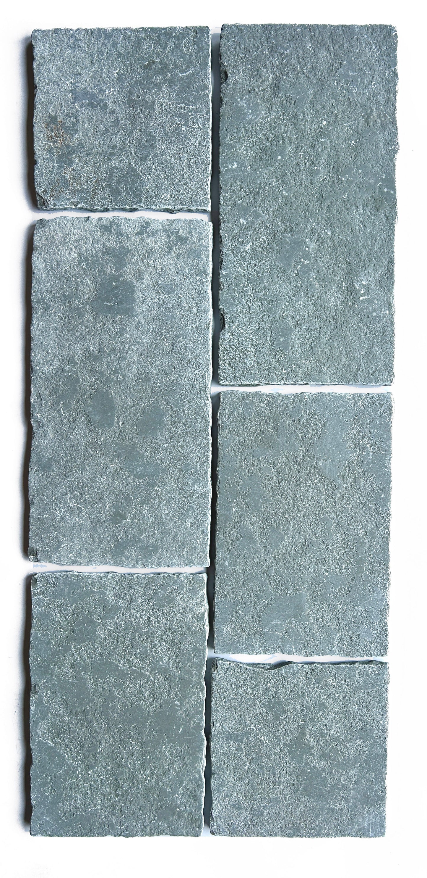 8x Mixed Lengths Volcanic Blue Cobblestone | Limestone Tiles