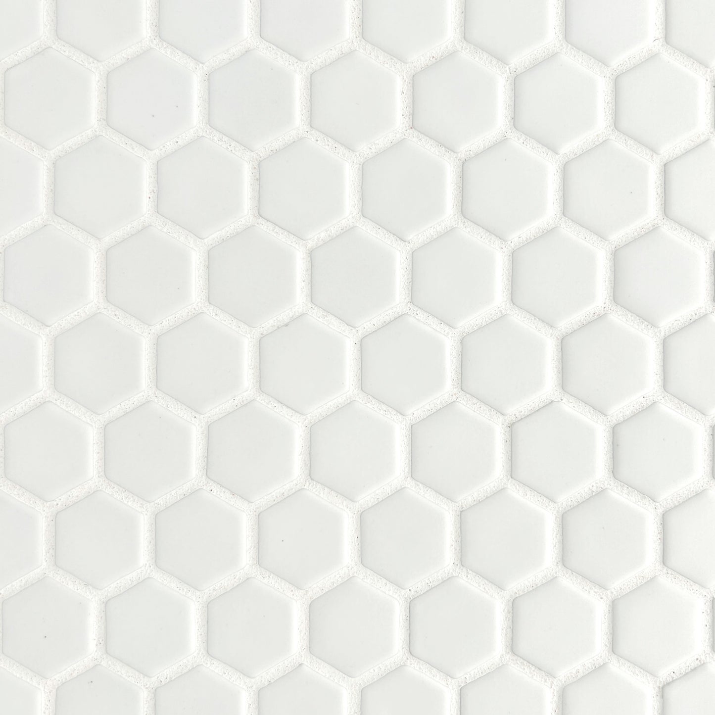 Vintage Mosaic Tile | 1" Hex White