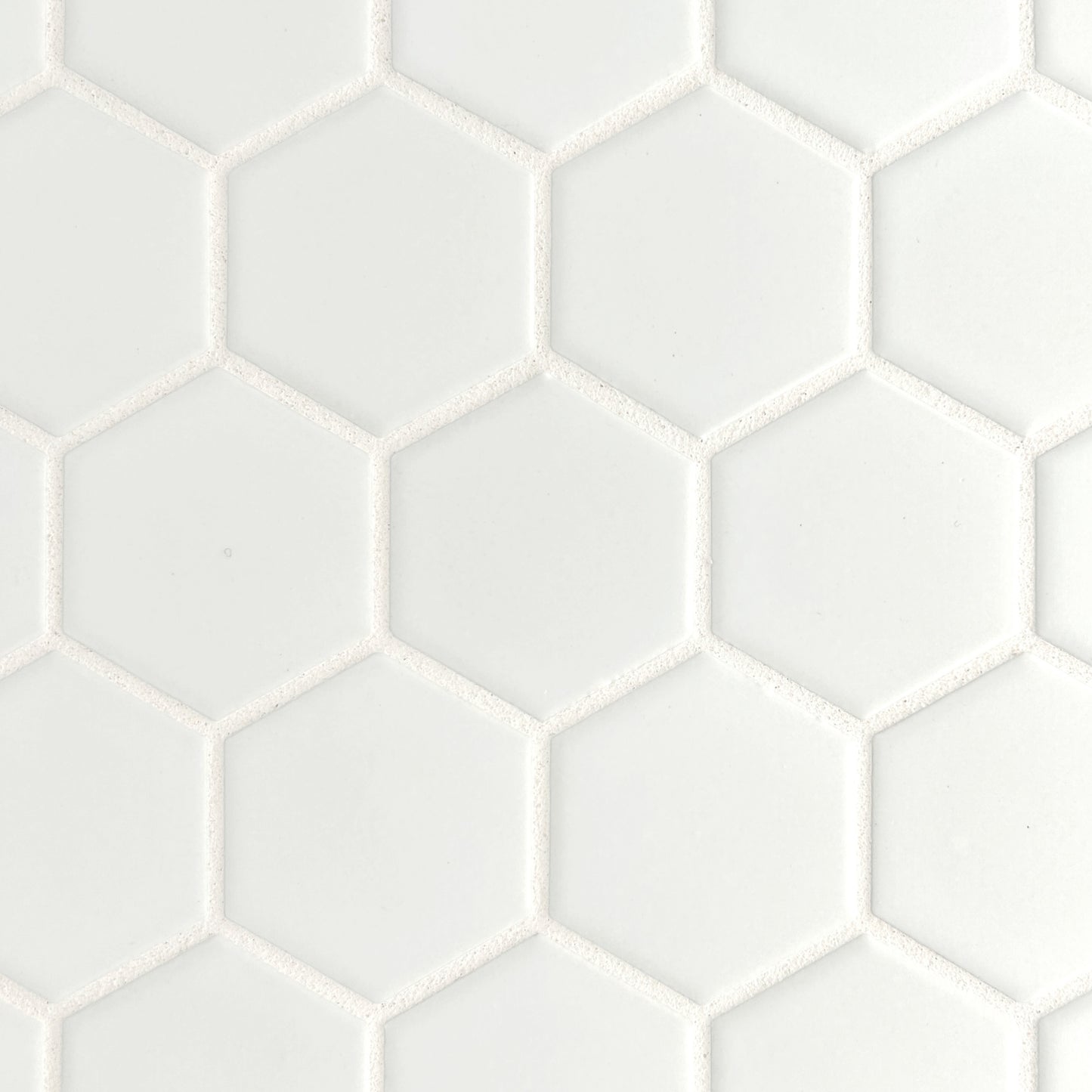 Vintage Mosaic Tile | 2" Hex White