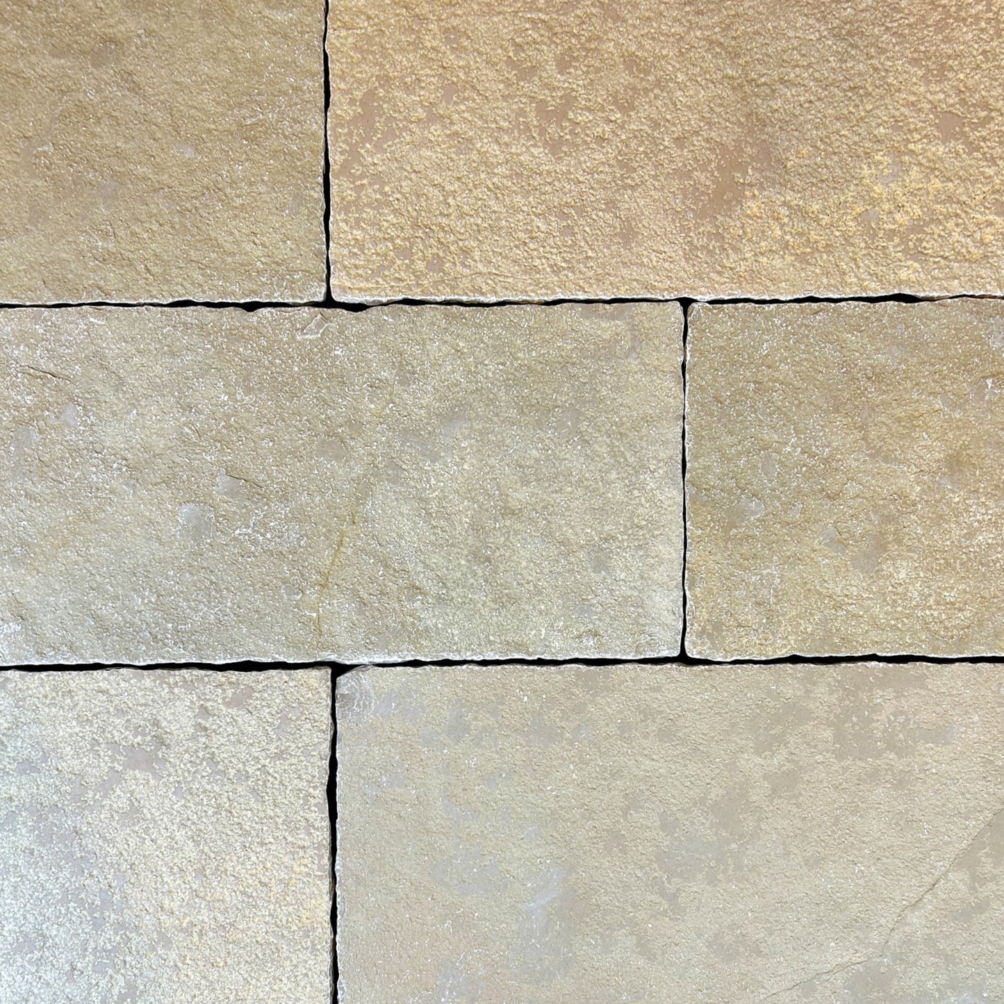 12x24 Volcanic Yellow | Antiqued Limestone