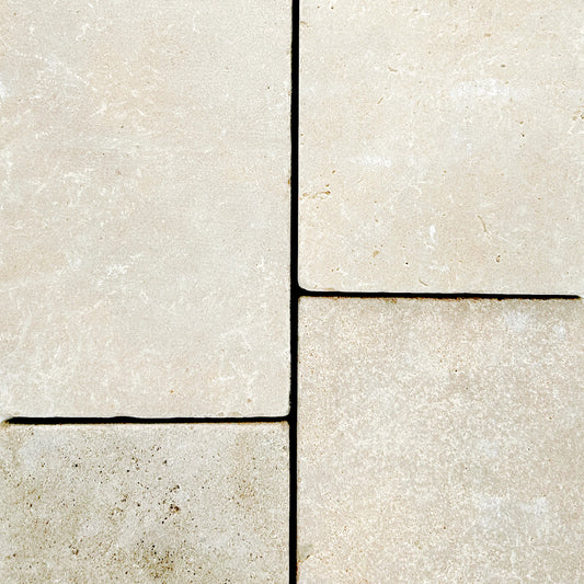 Mixed Pattern Limestone Tumbled limestone tiles – Leigh Vaeth | Tile + Stone