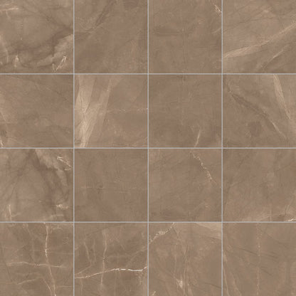 12x12 Opulence Porcelain Tile | Amani Bronze Matte