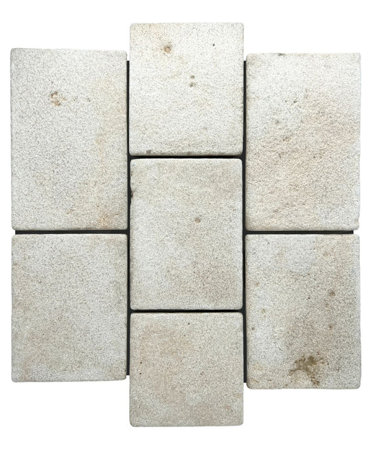 6x Random Length Normandy Beige Cobblestone | Limestone Tiles