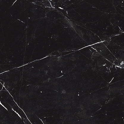 12x12 Opulence Porcelain Tile | Nero Marquina Matte