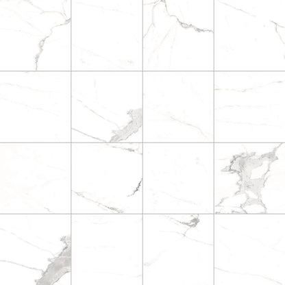 12x12 Opulence Porcelain Tile | Calacatta Matte